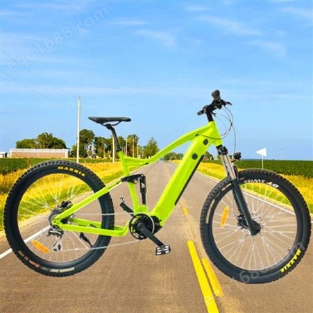 山地折叠电动自行八方车中置电动自行车铝合金电动助力自行车定制