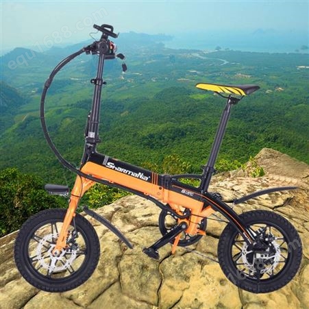 厂家14寸迷你折叠电动自行车代驾智能电动自行车支持加工定制电动自行车定制