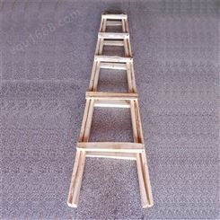 韶关人字木梯 阁楼楼梯家用木质梯 装修木梯