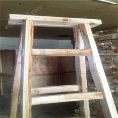 珠海人字梯国标 木质楼梯单梯长梯 装修木梯