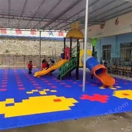 学校悬浮地板 幼儿园户外软悬浮式拼装地板 鑫煜 悬浮地板 鑫煜体育