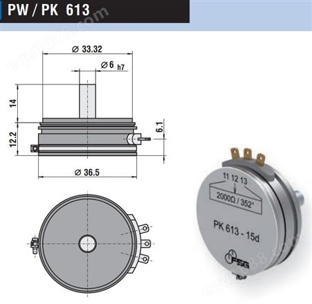 FSG电位器1566Z02-001.008（PK613MIId-15）