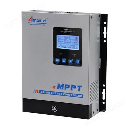 MPPT太阳能控制器12V24V48V锂电池40A50A80A光伏充电发电数据通讯