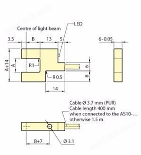 VESTER光电传感器,PMI-20-20/AS10-U-4,光电传感器VESTER