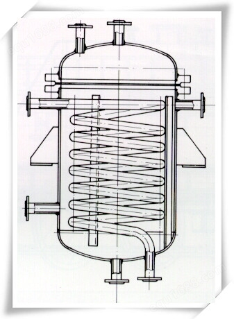 容器式换热器内部结构图