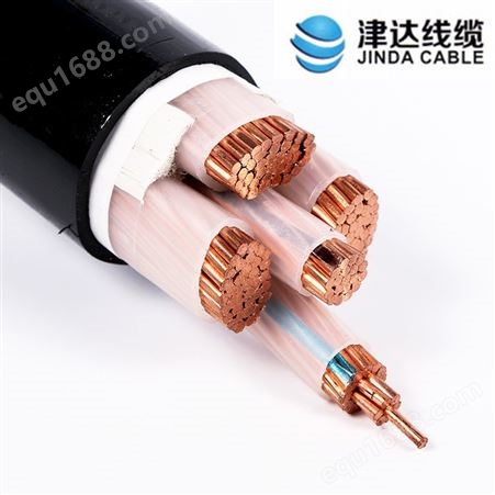 天津正标津达电缆ZC-YJV架空地埋津达牌电力电缆3 4 5芯 津达线缆