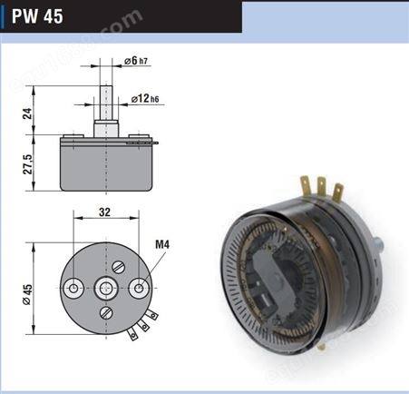 FSG电位计IP65-1k欧姆350度限位器和离合器 1708Z03-352.006