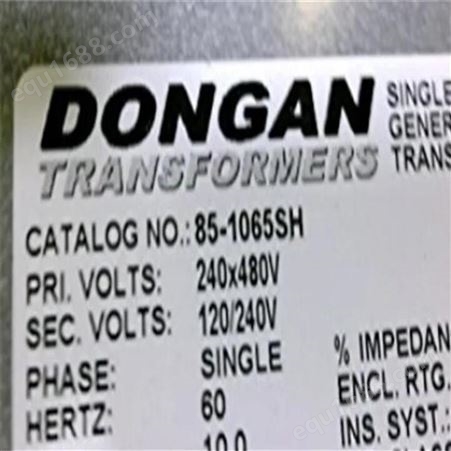 美国DONGAN东安控制变压器ES-10170.326 代理