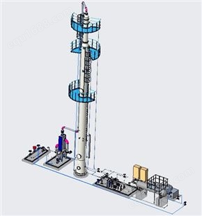 氨酸氢氨溶液废水处理系统资源化利用  精馏蒸氨塔设计加工