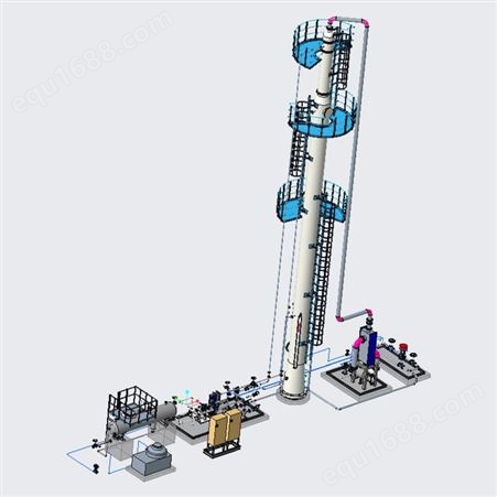 氨酸氢氨溶液废水处理系统资源化利用  精馏蒸氨塔设计加工