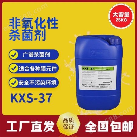 非氧化性灭藻剂 酒店喷泉水池空调 ro膜超滤系统专用 凯璇KXS-37
