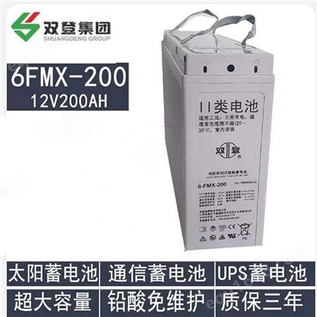 双登狭长12V80AH铅酸免维护蓄电池狭长型6-FMX-80铅酸基站电池狭长系列