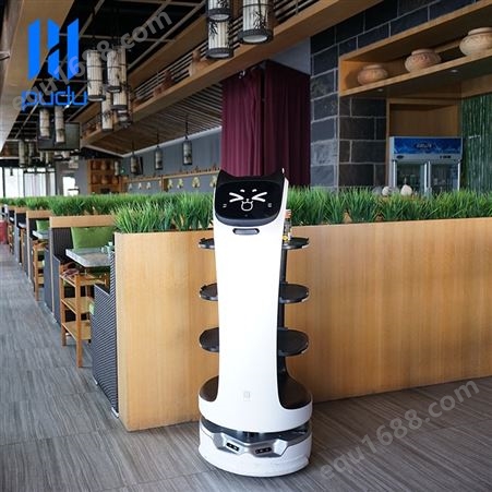 深圳迎宾机器人 普渡机器人 无轨送餐机器人 智能送餐机器人