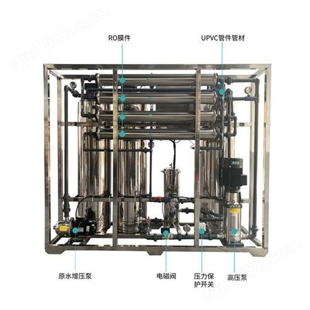 禹泉净水RO大型净水设备 源头工厂纯水制备装置 工业净水器