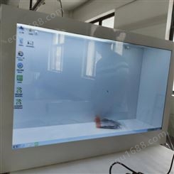 畅视达43/49/55/65/寸3D透明液晶屏幕展柜 透明液晶触摸展示柜csd-tmg