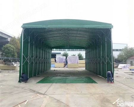 南京厂家定制带轮子的帐篷移动停车棚活动卸货蓬可推拉伸缩的挡雨篷