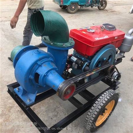 25马力柴油机抽水泵 农用灌溉抽水机 大流量混流泵