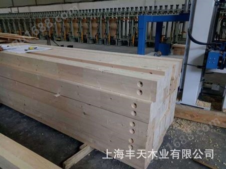 丰天木业 胶合木厂家 大型胶合木 南方松樟子松胶合木可订制规格