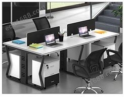 南昌职员办公桌定制简约现代4人位办公家具屏风工作位电脑办公桌椅厂家定做