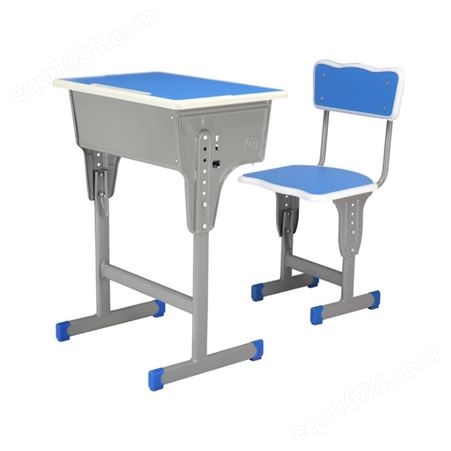 湖南单人加固升降学习椅机构培训学生儿童桌椅校具厂家学生课桌椅