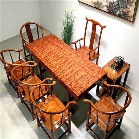 实木大板 朴舍艺品 茶桌椅 组合 古色古香