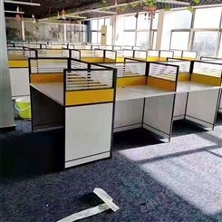 定制办公室 职员3 6人办公桌 加长加宽型实木板材 威鸿家具