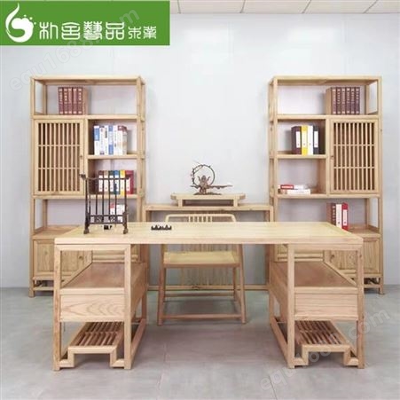 中山茶道办公室茶几厂家 新中式大板茶桌椅组合 酒店实木功夫茶几