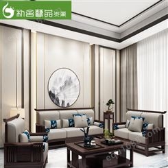 广东朴舍家具123沙发组合 实木双人床  酒店实木家具定制