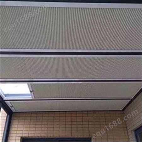 蜂巢帘安装 电动天幕遮阳帘 阳光房顶遮阳帘 上门测量安装