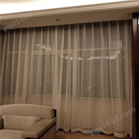 电动窗帘定做 酒店布艺窗帘定做 窗帘维修 上门测量安装
