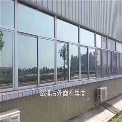 北京 磨砂膜贴膜 办公室磨砂膜安装 上面安装