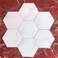 彩色六角砖 陶瓷六边形瓷砖 卫生间地砖墙面马赛克 装潢效果图